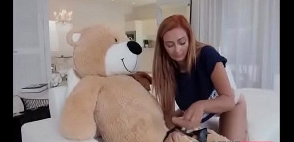  Kadence Marie In Immature Spinner Caught Fucking A Teddy Bear